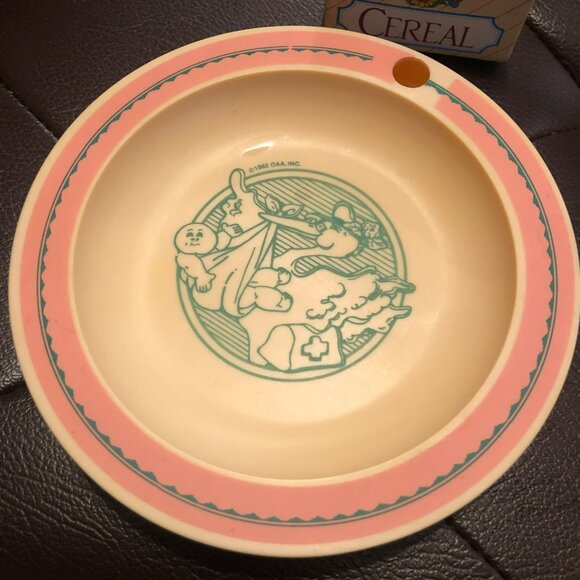 Cabbage Patch Kids Cereal Bowl Sippy Cup & Box of Cereal 80s Vtg - Picture 7 of 10